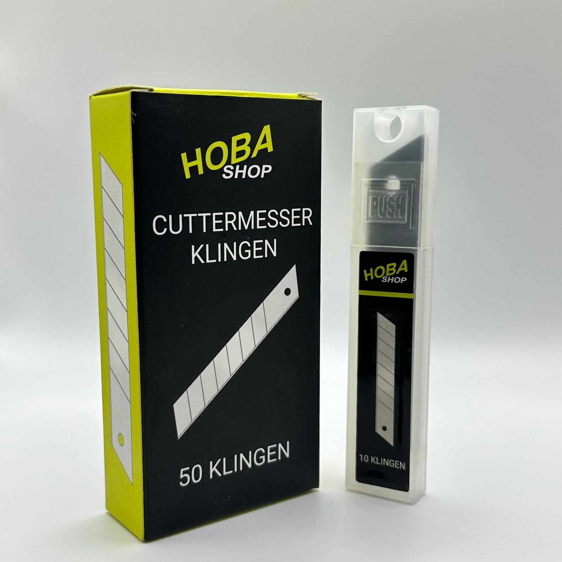 hoba® Cuttermesser Klingen 18mm - Abbrechklinge / Messerklinge | 50 St –  HoBa-Shop