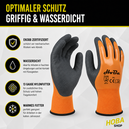 hoba® Latex Arbeitshandschuhe